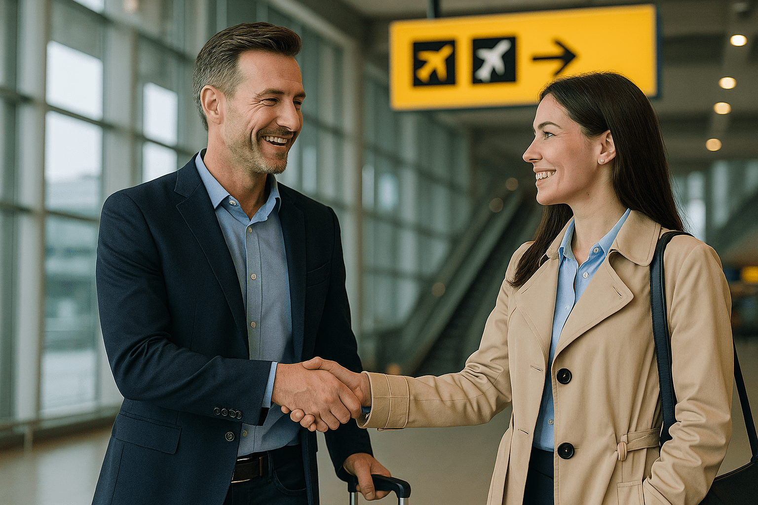 Meet & greet at Arrivals